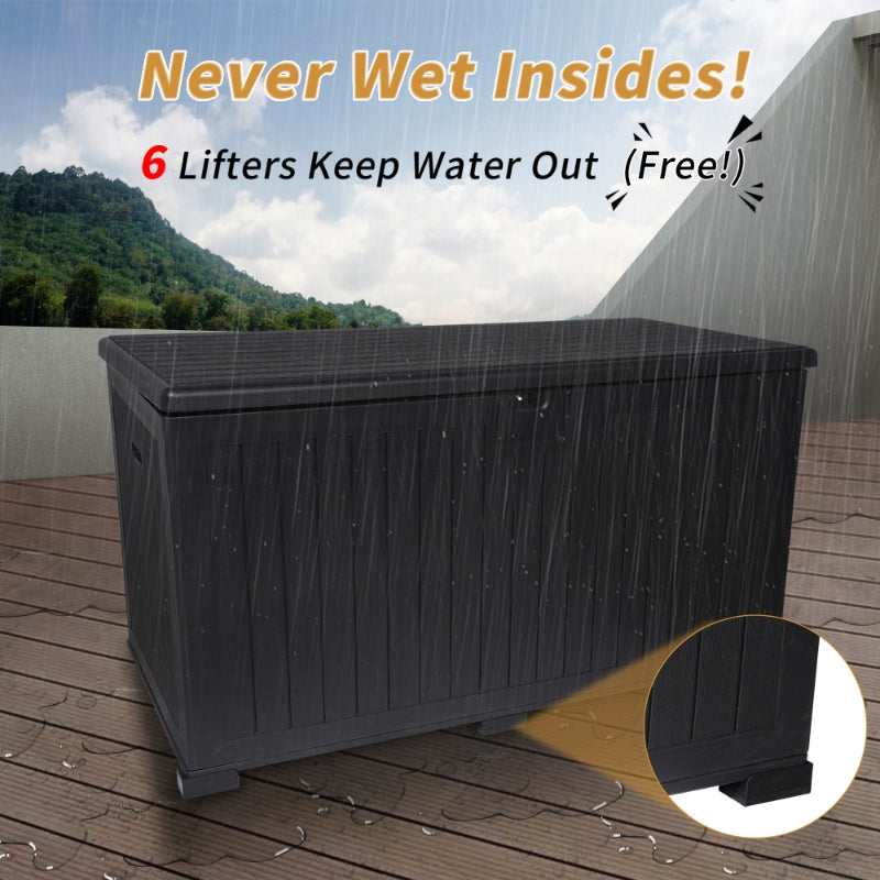 230 Gallon Resin Outdoor Deck Box