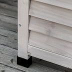 Outsunny 75 Gallon Wooden Deck Box
