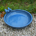 Handmade Ceramic Bird Bath, 11.8 Inch