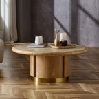 35.43 Inch Round Coffee Table