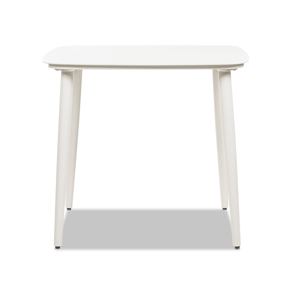 Santorini 33.5" Square Outdoor Patio Table Aluminum