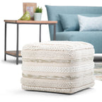 Sommer 18 Inch Wide Square Pouf