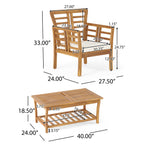 Caydon 2 Club Chairs + Table Set