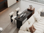 Modern Two-Tone Sofa Side Table