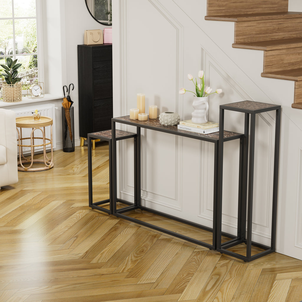 3-Piece Set of Narrow Tables