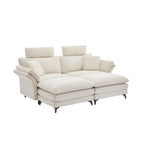Modern Corduroy Upholstered Sectional Sofa