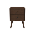 Mid-Century Modern Caroline Night Stand 2-Drawer