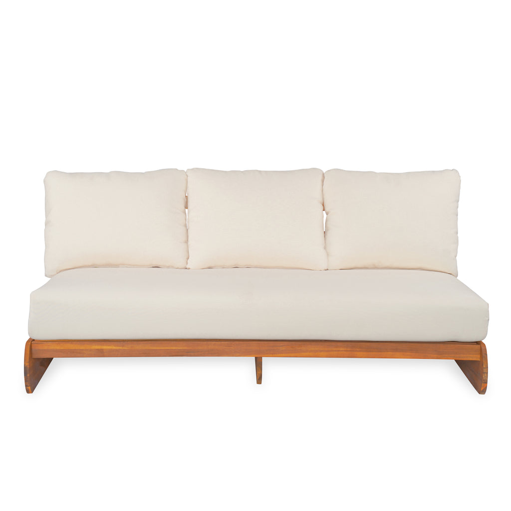 Outdoor Acacia Lazy 5 Seater Chat Set