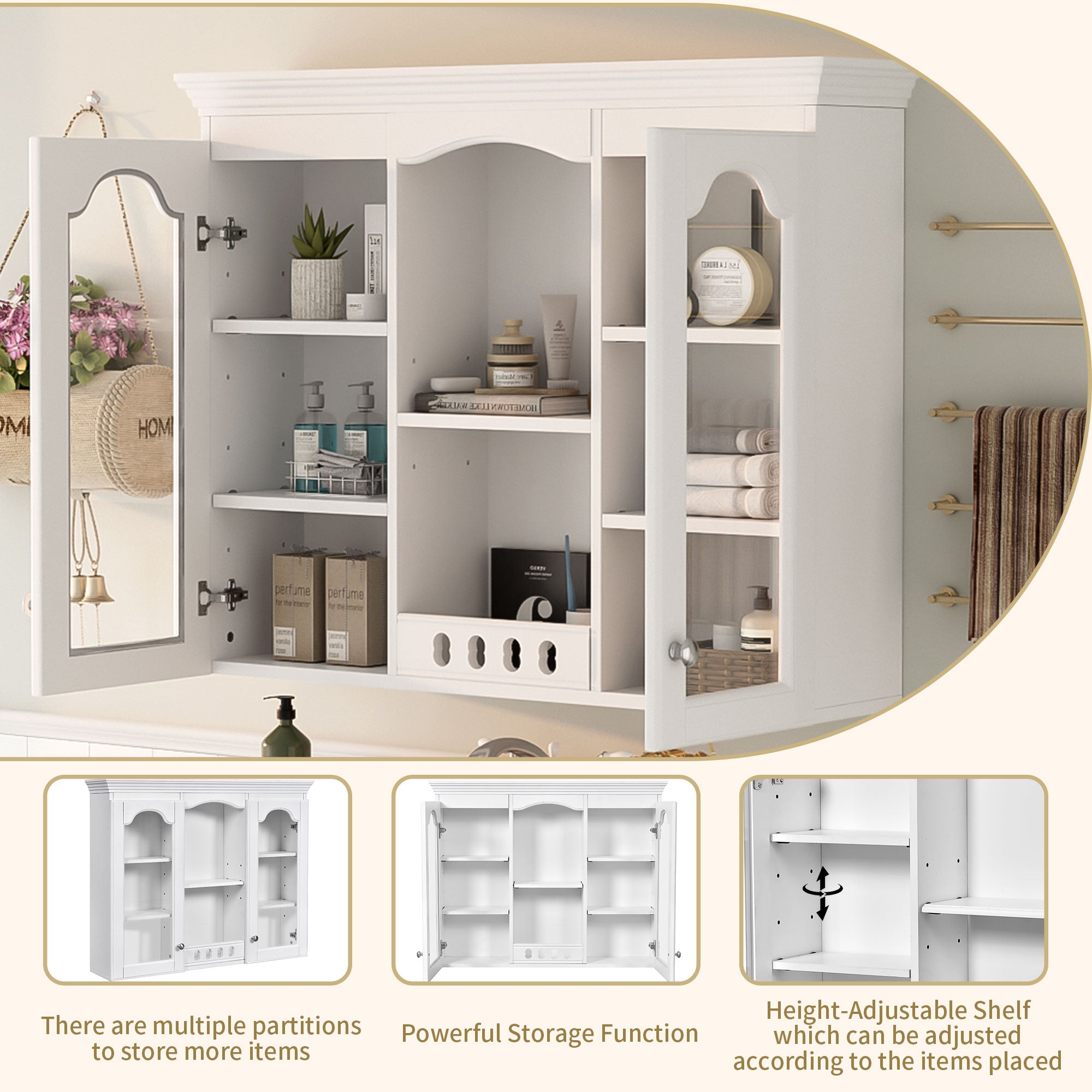 Wall Mounted Medicine Cabinet