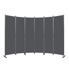 Room Divider 6-Panel - Black