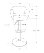 Adjustable Swivel Bar Stool