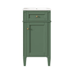 16-Inch Bathroom Vanity with Ceramic Sink