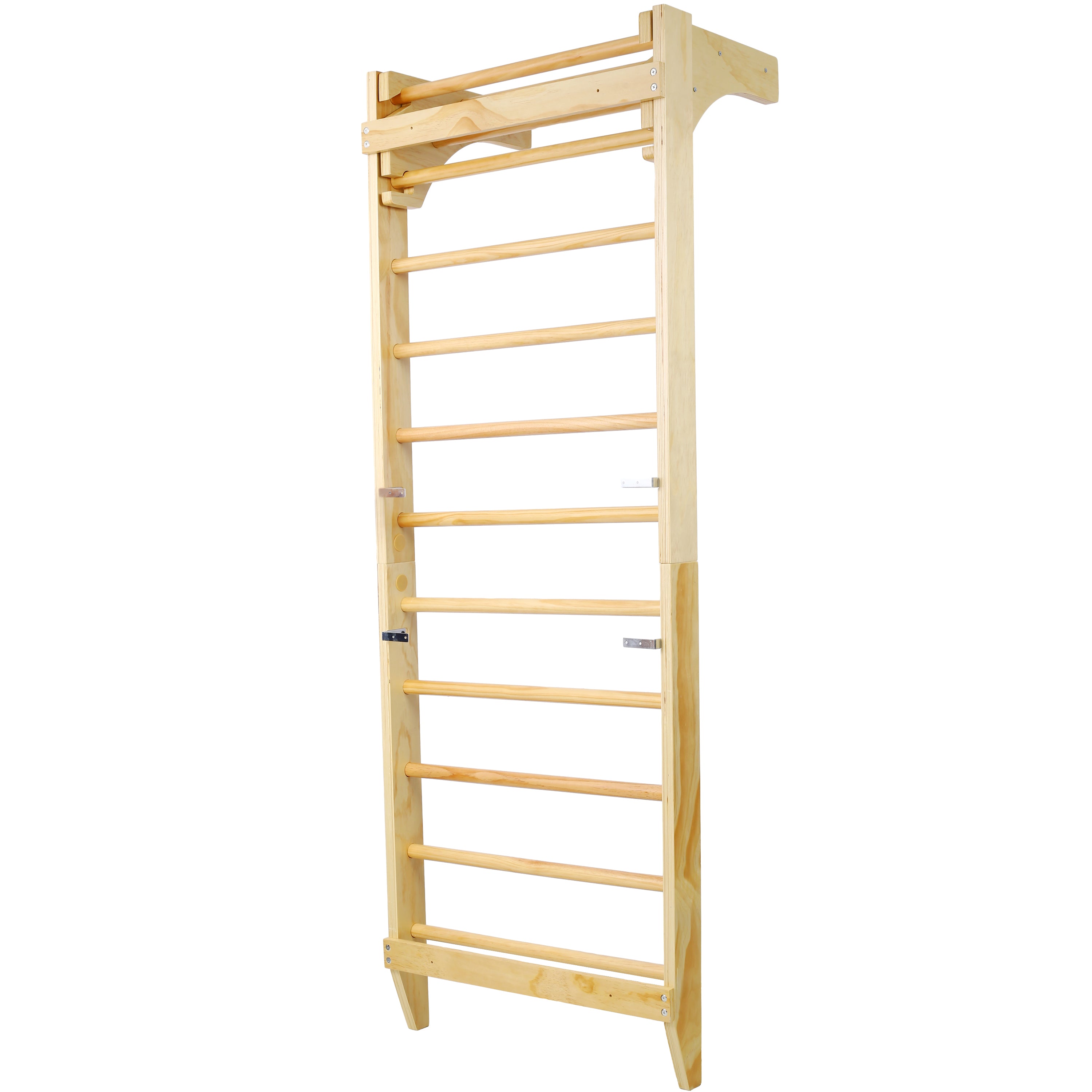 Wooden Swedish Ladder Stall Bars Set for Physical Therapy & Gymnastics