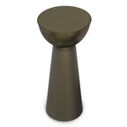 Surrey 12 Inch Wide Solid Iron Side Table in Antique