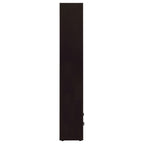 Maureen Cappuccino 5-Shelf Bookcase with Drawer