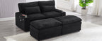 Loveseat Sofa 70.9" Free-Combined Sectional Convertible Sofa Bed