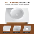 30" Floating Bathroom Vanity with Glossy Finish