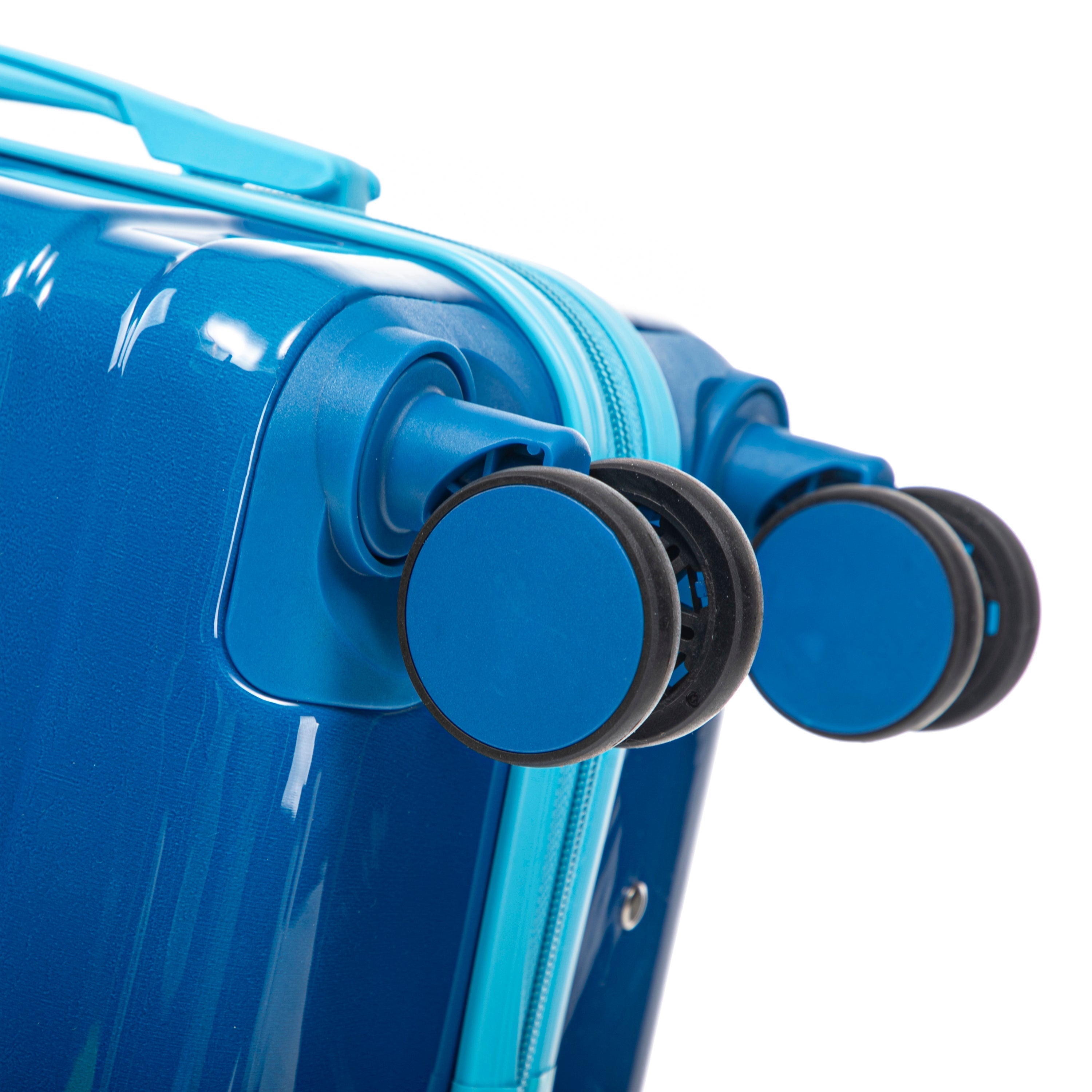 14'/20' 2-Piece PC Spinner Wheel Luggage Set with Gradient Color and Lock