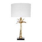 D16x31" Leaf Lamp with Marble Base