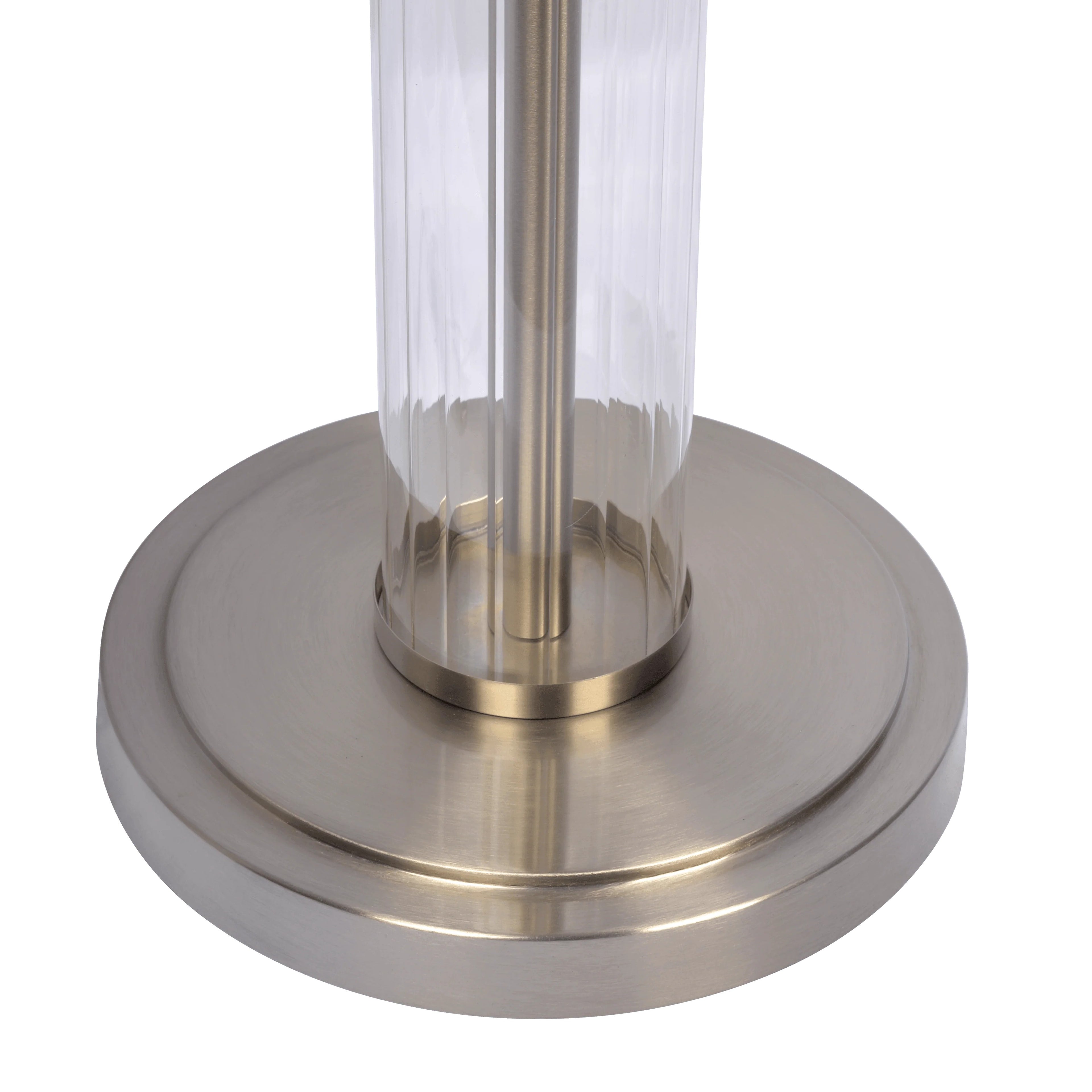 Echo Brushed Nickel Table Lamp