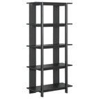 4-Tier Wooden Open Bookcase