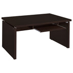 Ulloa Cappuccino 83-Inch L-Shaped Office Computer Desk