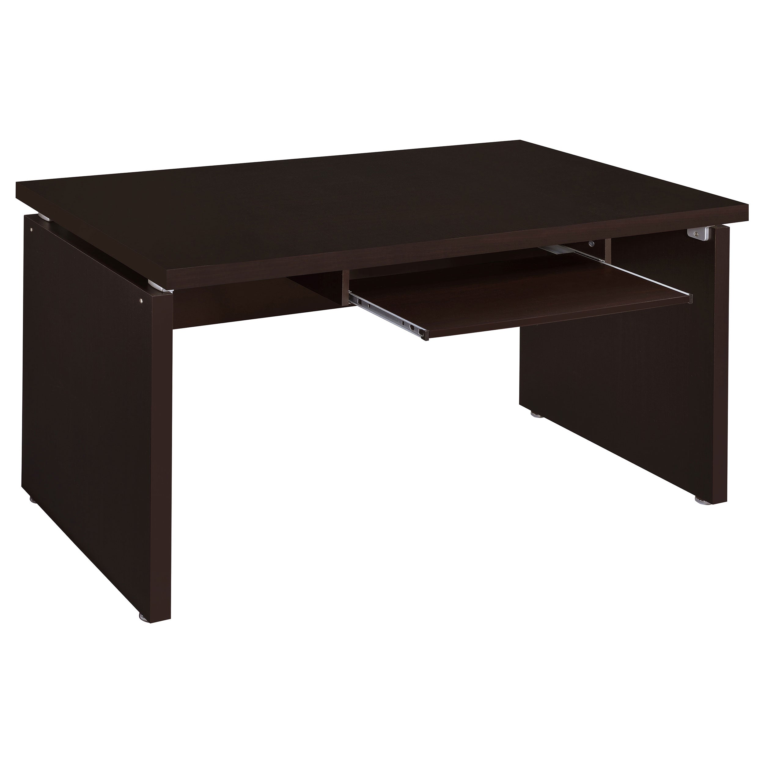 Ulloa Cappuccino 83-Inch L-Shaped Office Computer Desk