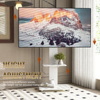 Mobile TV Stand with Adjustable Shelf