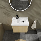 24 Inch Bathroom Vanity with Ceramic Basin