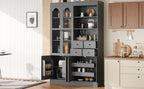 TOPMAX Freestanding Buffet with Hutch