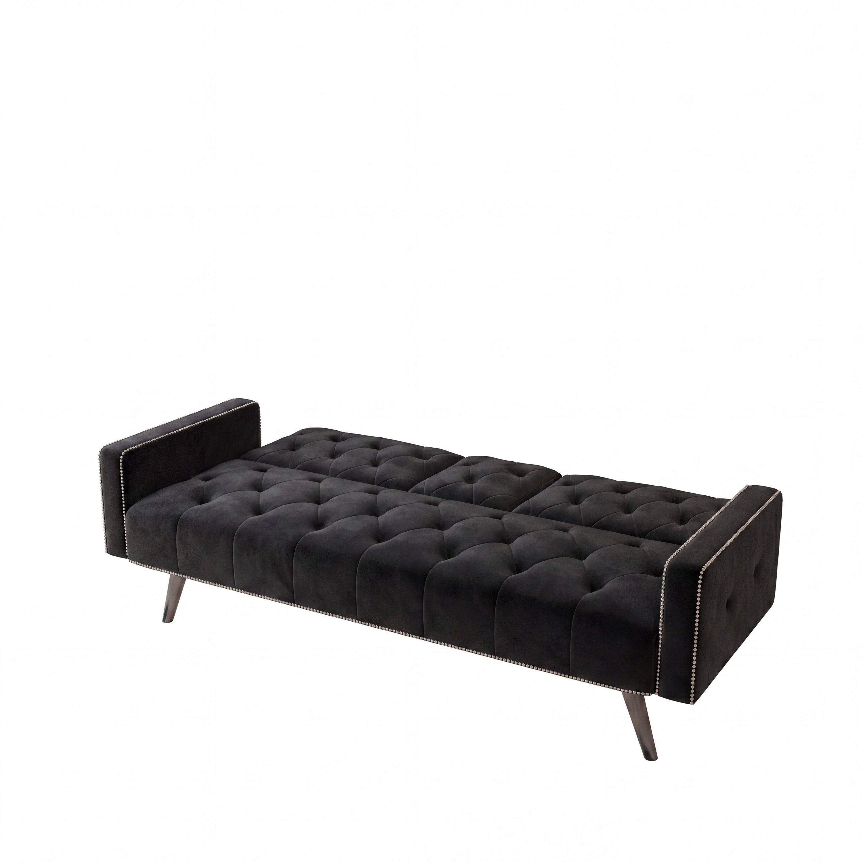 1730 Sofa Bed Armrest with Nail Head Trim