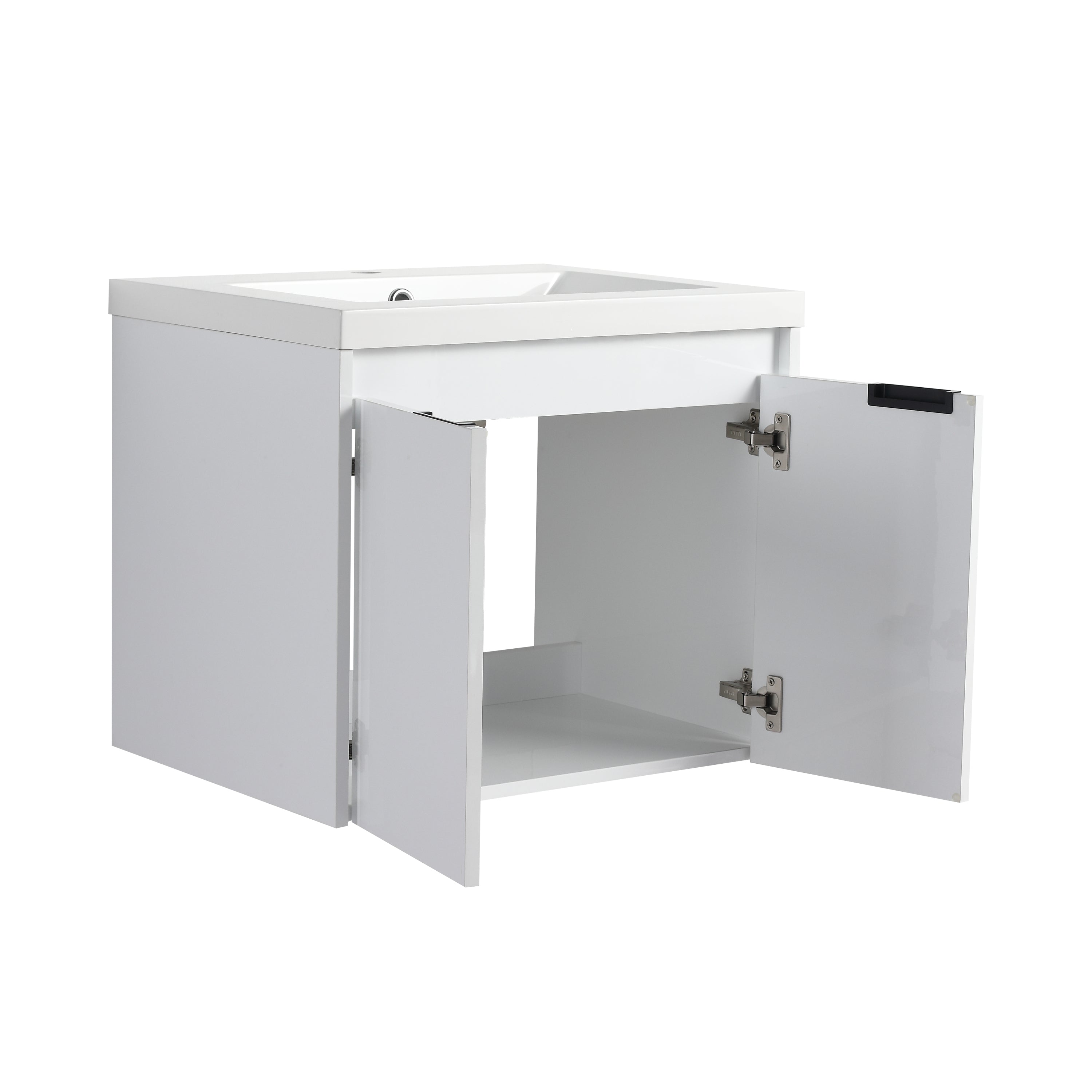 24" Bathroom Vanity With Resin Sink