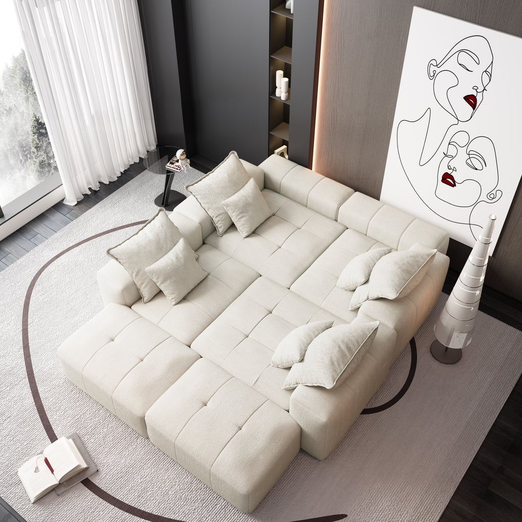 Modern Oversized Modular Sectional Sofa