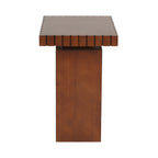Walnut Wood Square End Table