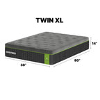 GhostBed Premium 14" Twin XL Hybrid Mattress