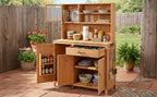 TOPAMX Potting Bench with Hutch