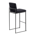 30" Contemporary High Back Barstool