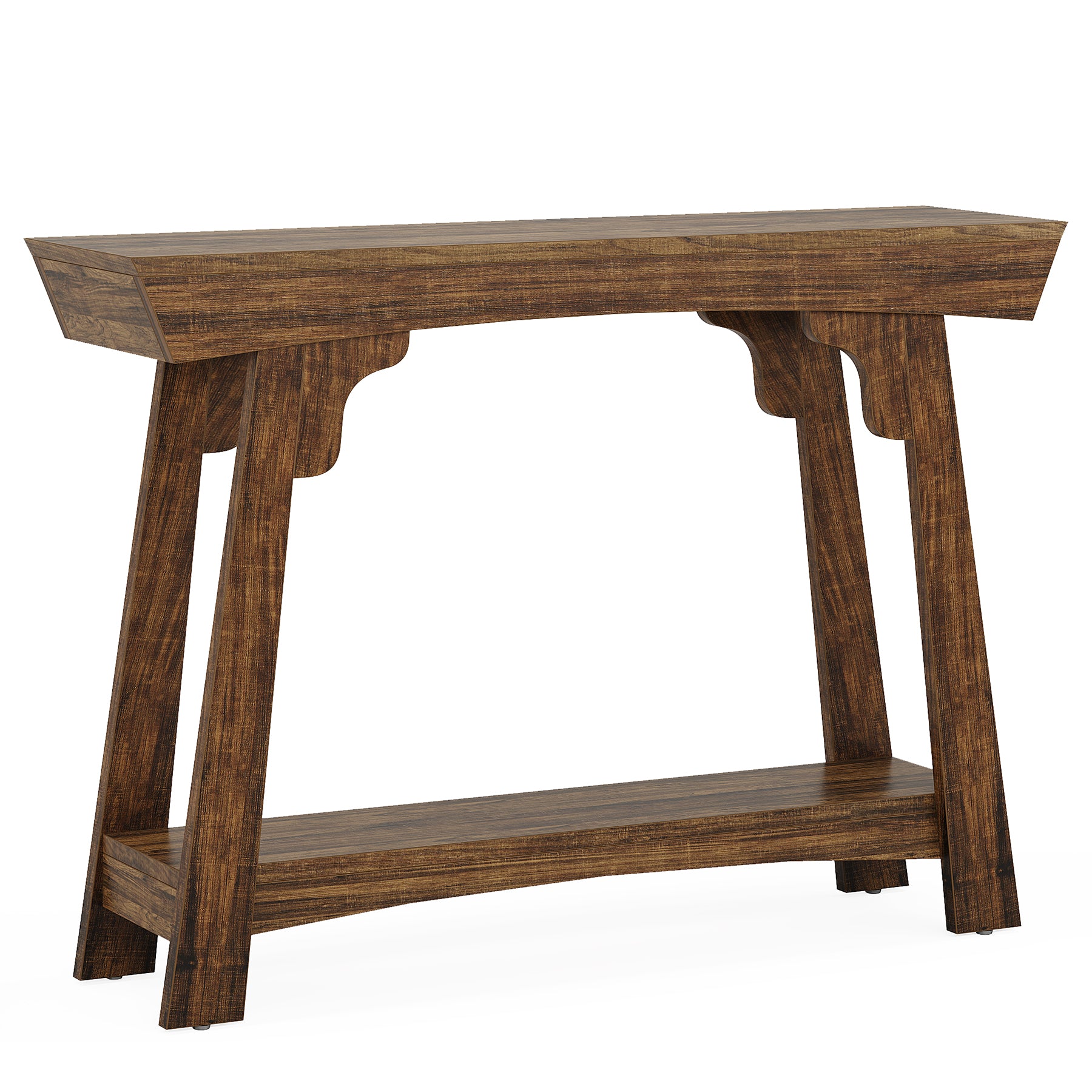 41 Inch Wood Console Table Behind Couch