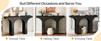 47-Inch Modern Black Console Table