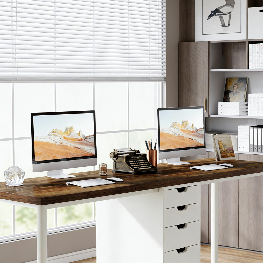 Computer Desk, Two Person Office Desk, Workstation