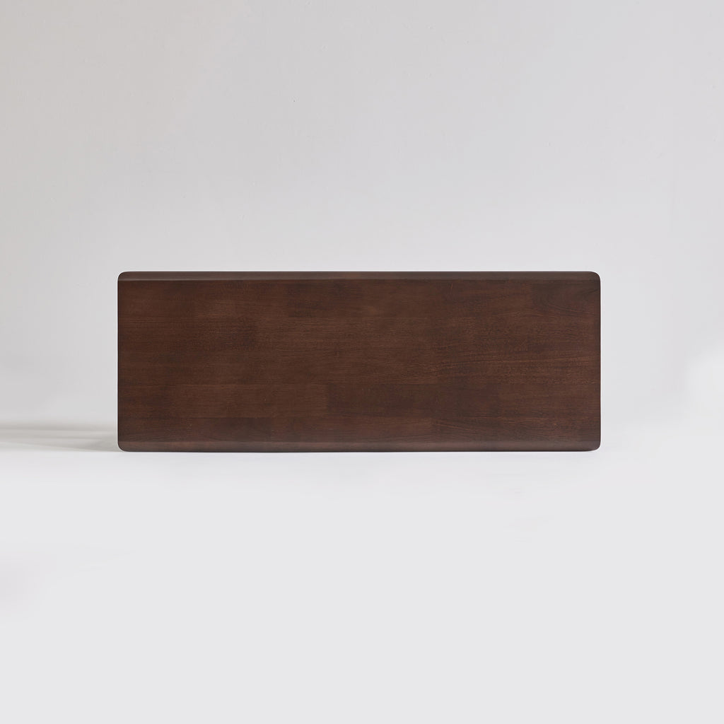 2-Tier Solid Wood Shoe Bench
