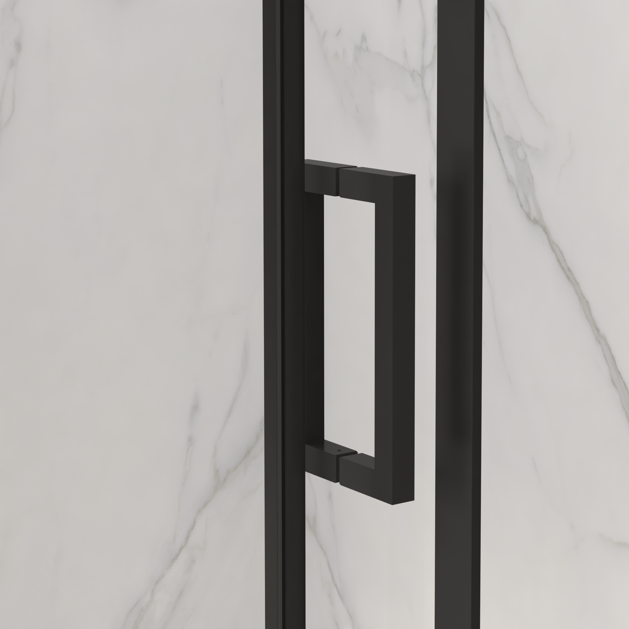 Frameless Sliding Shower Door - 56-60"W x 72"H