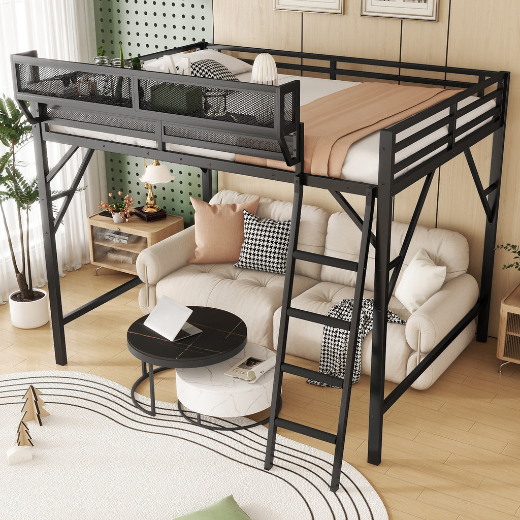 Full Size Loft Bed with Ladder