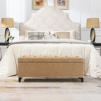 47.5" Storage Ottoman with Safety Close Hinge