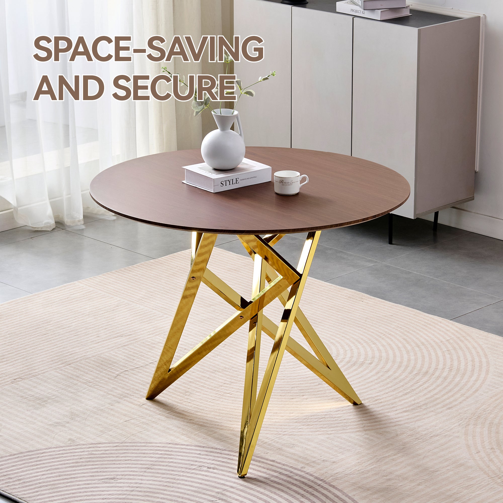 37-Inch Round Dining Table