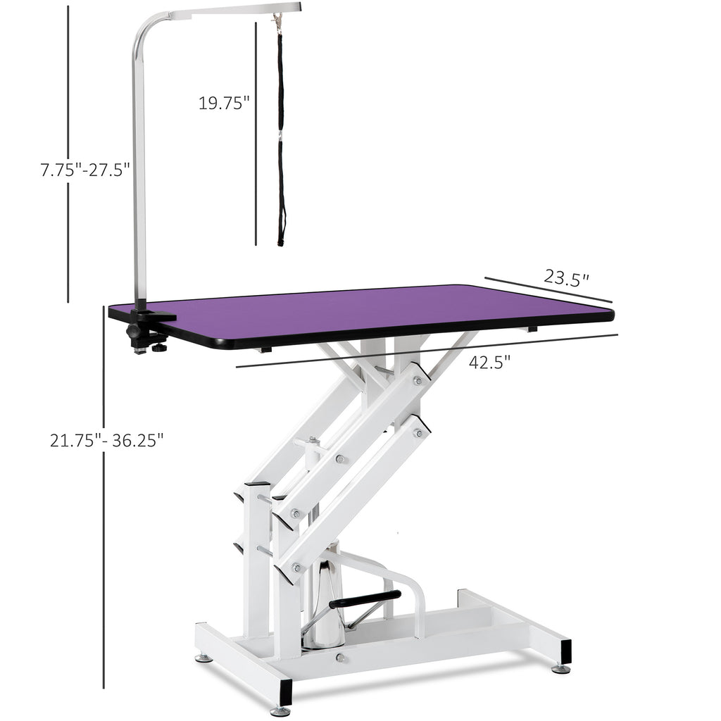 42.5 Inch Hydraulic Pet Grooming Table