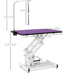 42.5 Inch Hydraulic Pet Grooming Table