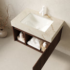 EIDEN 30" Bathroom Vanity & Sink - Floating Storage Cabinet
