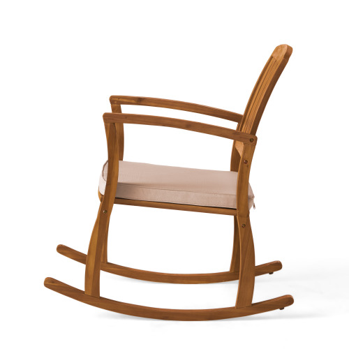 Acacia Wood Patio Outdoor Rocking Chair