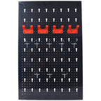 4ft Metal Pegboard Wall Organizer